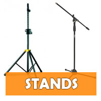 Rent Mic Stands, Speaker Stands, Lighting Stands
