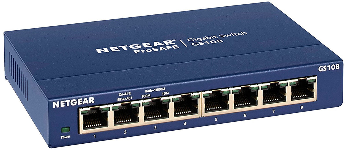 Rent Ethernet Switch - NETGEAR GS108 8-Port Gigabit – Crossfire