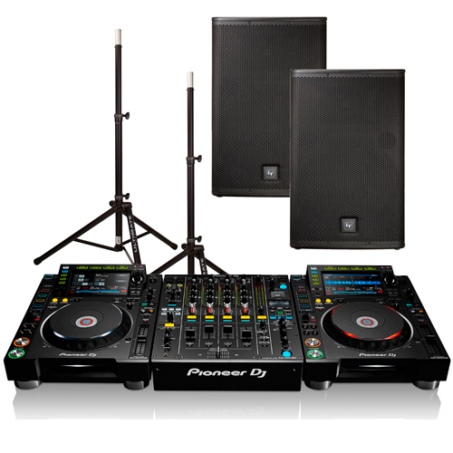 Rent DJ Equipment.  Pioneer DJM CDJ
