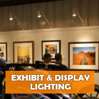 Rent Exhibit Lighting.  Rent Display Lighting - Crossfire Event Productions