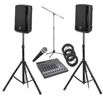 Rent Speakers - Essential PA Package NYC – Crossfire Pro AV Rentals