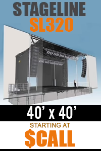 Rent Stageline SL320 Mobile Stage
