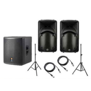 Party Speaker System Subwoofer Package Rental