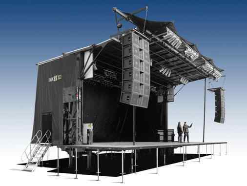Rent Mobile Stage - Stageline SL320 Portable Stage Unit – Crossfire Pro ...
