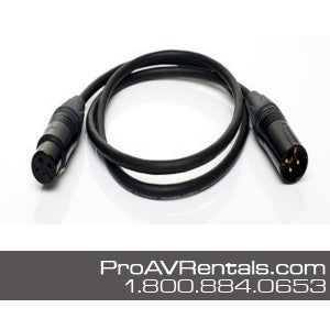 3-Pin DMX Cable, 3'