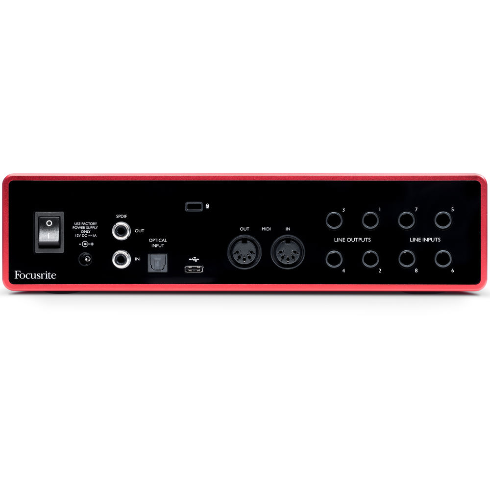 Rent USB Interface - Focusrite Scarlett 18i8 18x8 (3rd Gen) – Crossfire Pro  AV Rentals