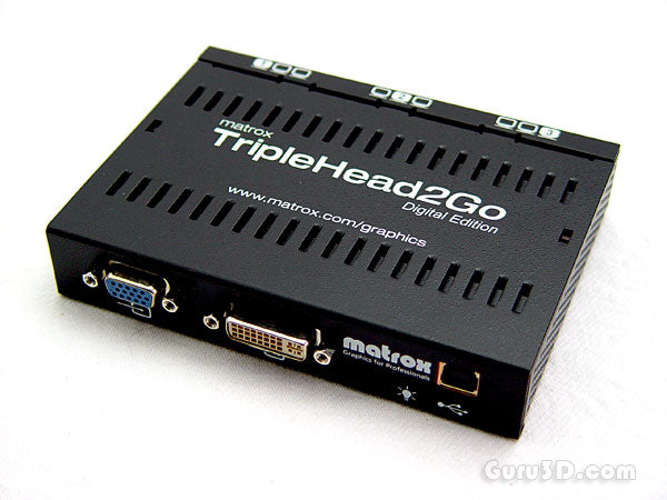 Rent Video Matrox Triplehead2Go DisplayPort, NYC, NY – Crossfire