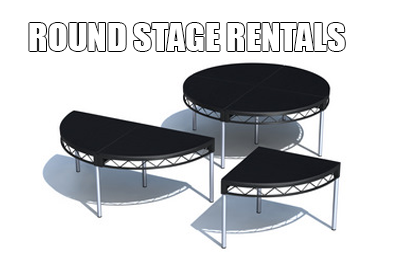 Circular Event Riser Rent Round Stage, Circular Platforms, Risers - 12' Diameter – Crossfire ...