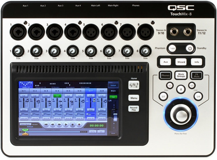 QSC Touch Mix 8 w/USB WiFi – Crossfire Pro AV Rentals