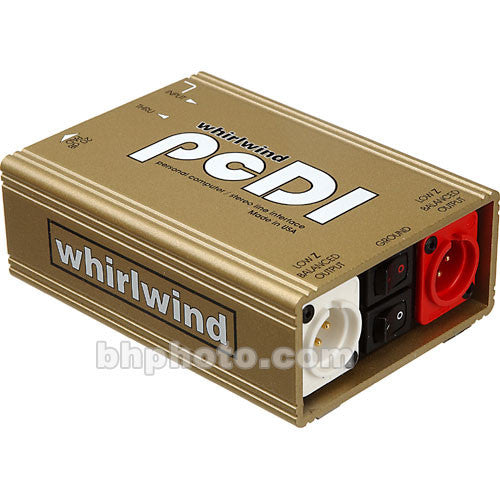 Rent Whirlwind PCDI Stereo Passive Direct Box – Crossfire Pro AV