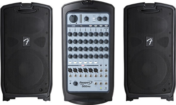 Rent Sound - Fender Passport 500 Watt Pro PA System Rental